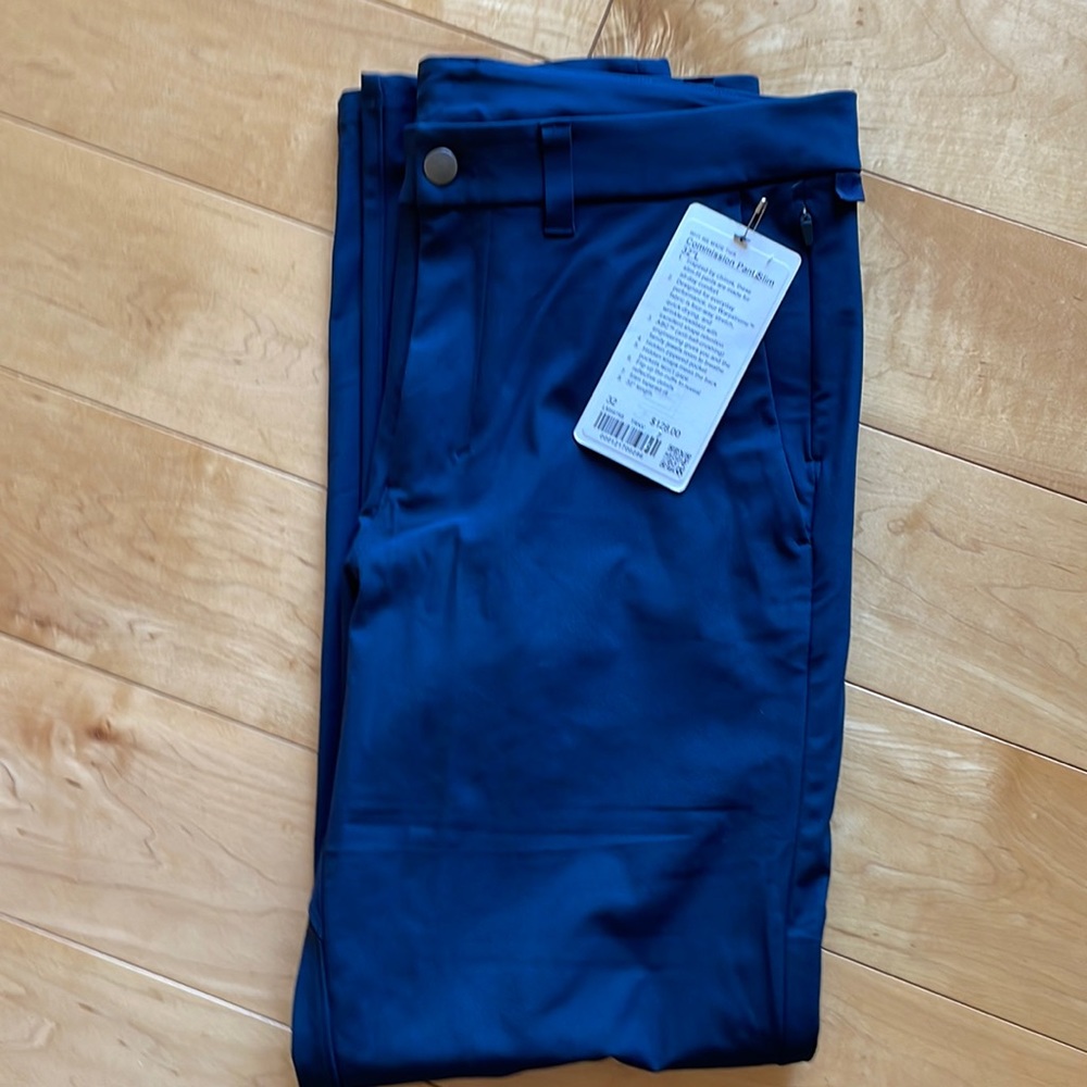 Lulu lemon Commission Pant Slim 32/30 navy blue pant